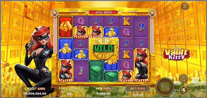 Vault Kitty Game Interface